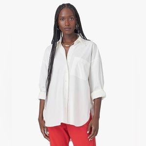 Xirena Sydney Shirt, S, White. New crisp cotton long sleeve button up shirt.